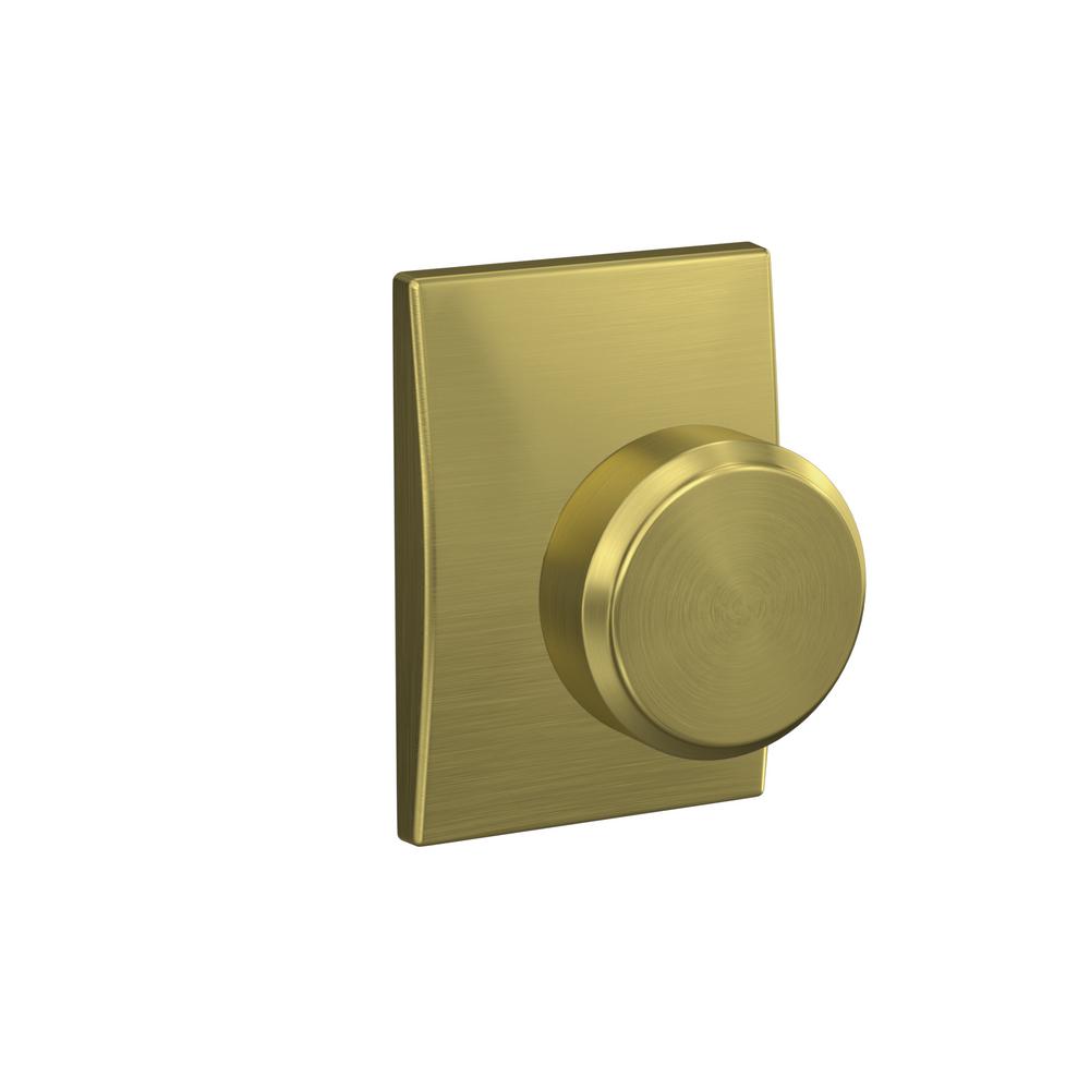 Schlage Custom Bowery Satin Brass Century Trim Combined Interior Door