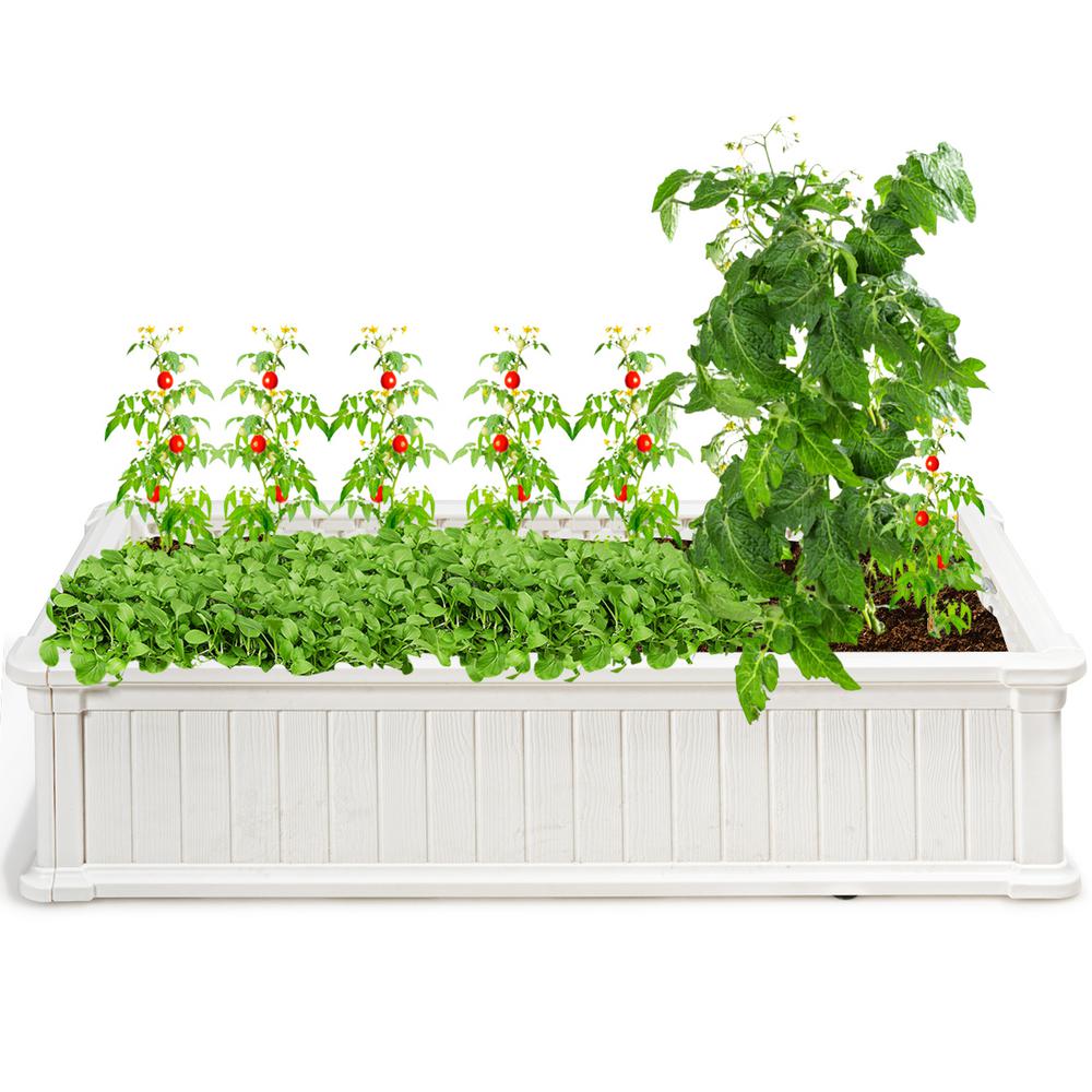 raised rectangle planter box