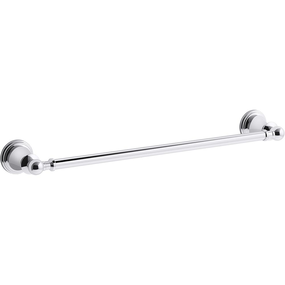 KOHLER Capilano 18 in. Towel Bar in Polished Chrome