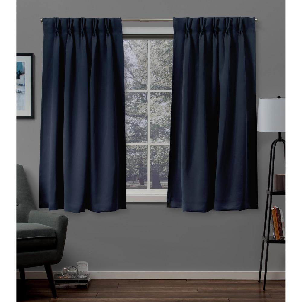 Exclusive Home Curtains Sateen 30 In W X 63 In L Woven Blackout