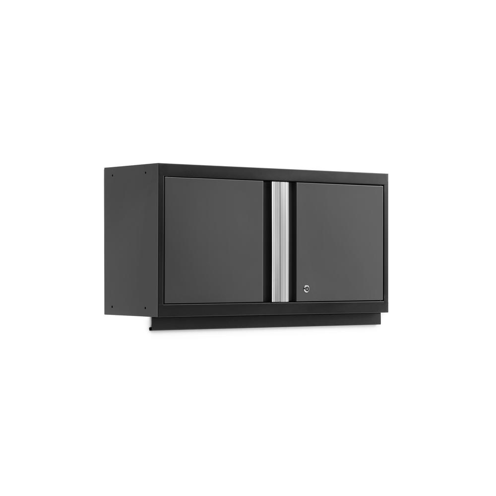 Newage Products Bold Series 36 In W X 19 5 In H X 12 In D Wall Cabinet In Gray 1 Piece 50015 The Home Depot