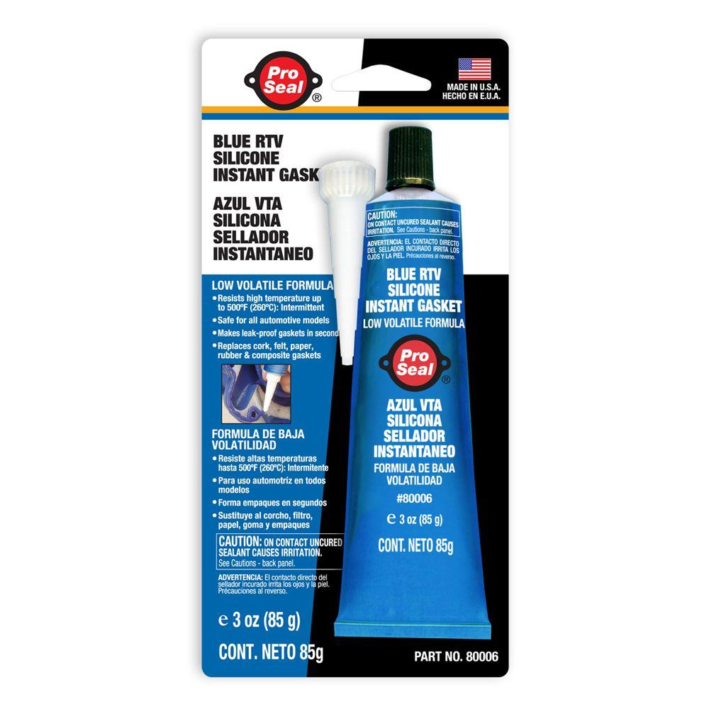 ProSeal 3 oz. Blue RTV Silicone Instant Gasket (12Pack)80006 The