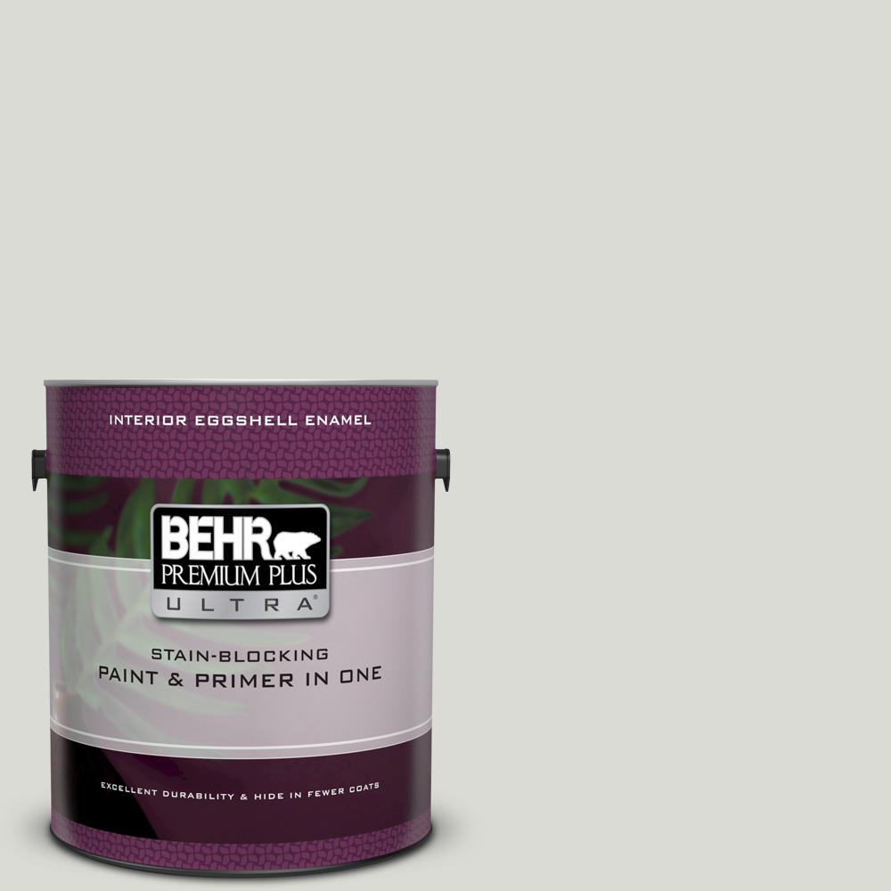 Behr Premium Plus Ultra 1 Gal Bwc 29 Silver Feather Eggshell Bwc 29 Silver Feather Eggshell Enamel Interior