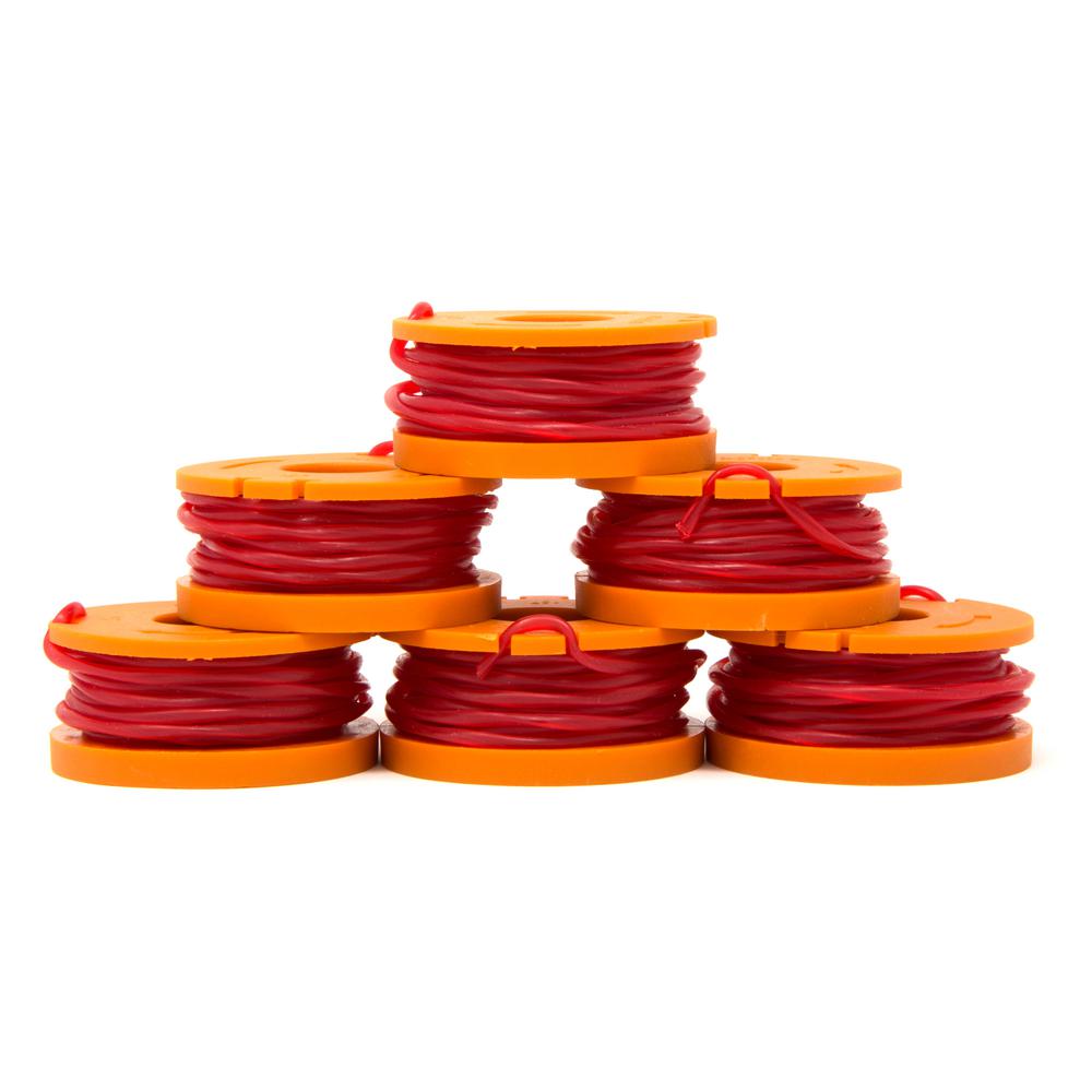 Wen String Trimmer Replacement Spool With 9 5 Feet Of 065 Line Six Pack 40413st 6 The Home Depot