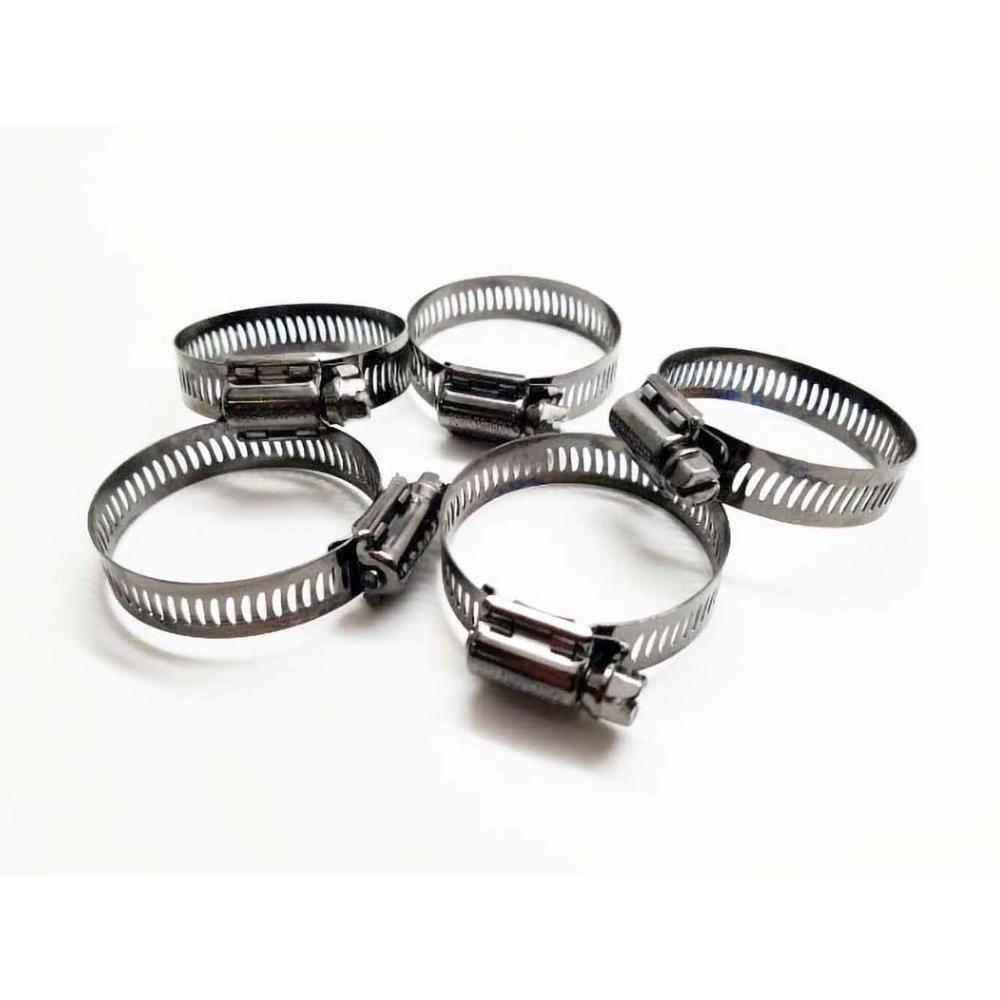 Foreverbolt Marine Grade 300 Series Stainless Steel, SAE #12 Worm Gear Home Depot Stainless Steel Hose Clamps