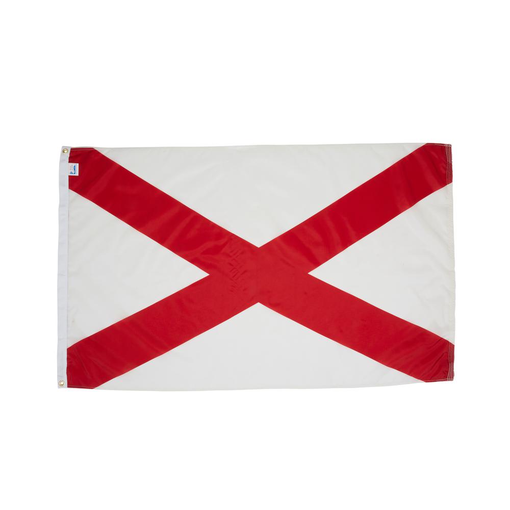 Allied Flag 3 ft. x 5 ft. Alabama State Nylon Flag6410010000 The