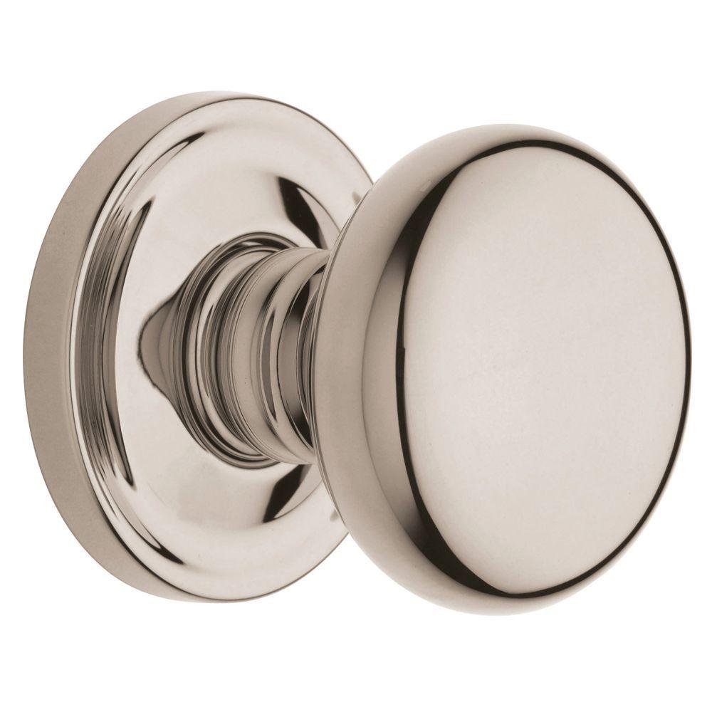 Baldwin Estate Classic Lifetime Polished Nickel Hall/Closet Door Knob