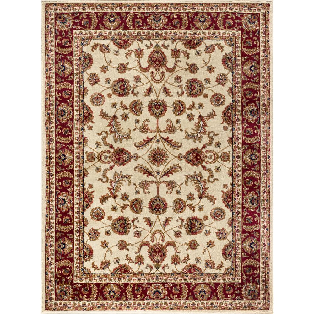 Tayse Rugs Sensation Beige 9 ft. x 12 ft. Transitional Area Rug4792