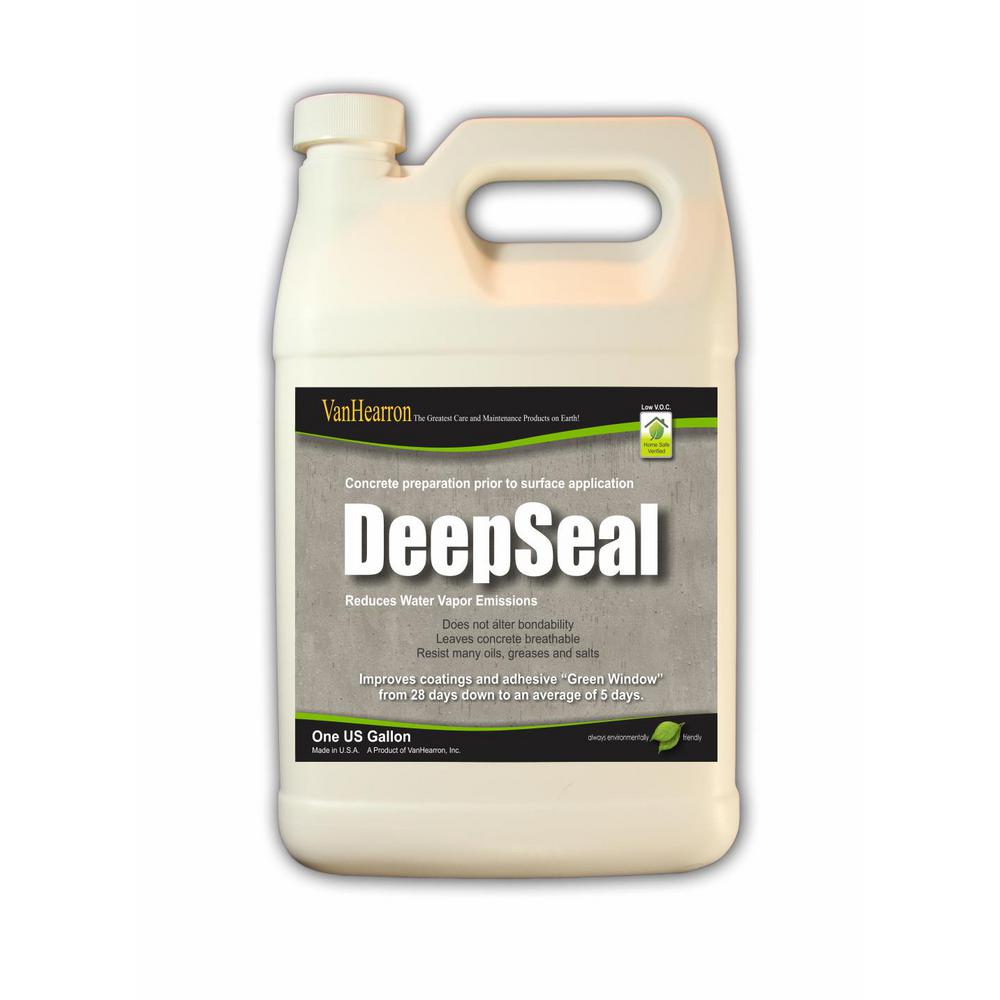 Deep Seal 1 Gal Natural Look Concrete Moisture Barrier And Densifier With Deep Penetrating Surfactant Technology