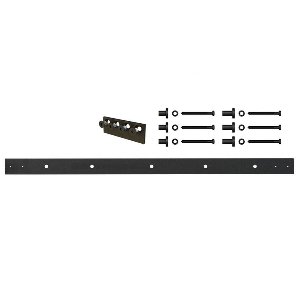 American Pro Decor 4 ft. Black Extension Rail Kit for Mini Sliding