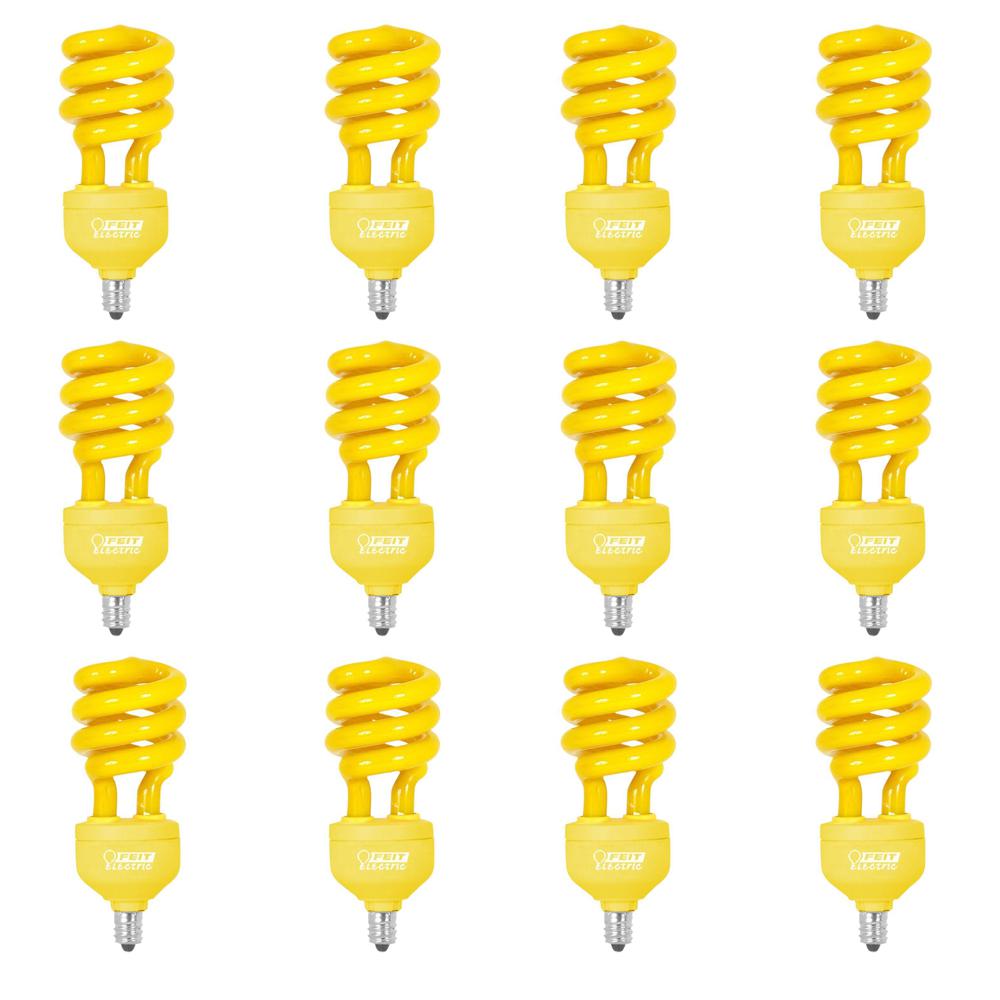 Spiral E12 CFL Bulbs Light Bulbs The Home Depot
