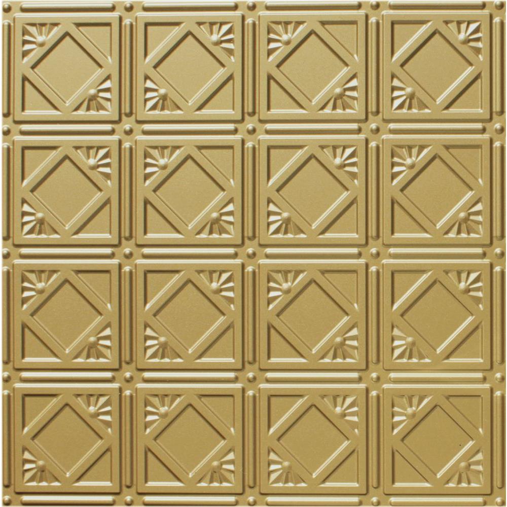 Global Specialty Products Dimensions 2 Ft X 2 Ft Brass Lay In
