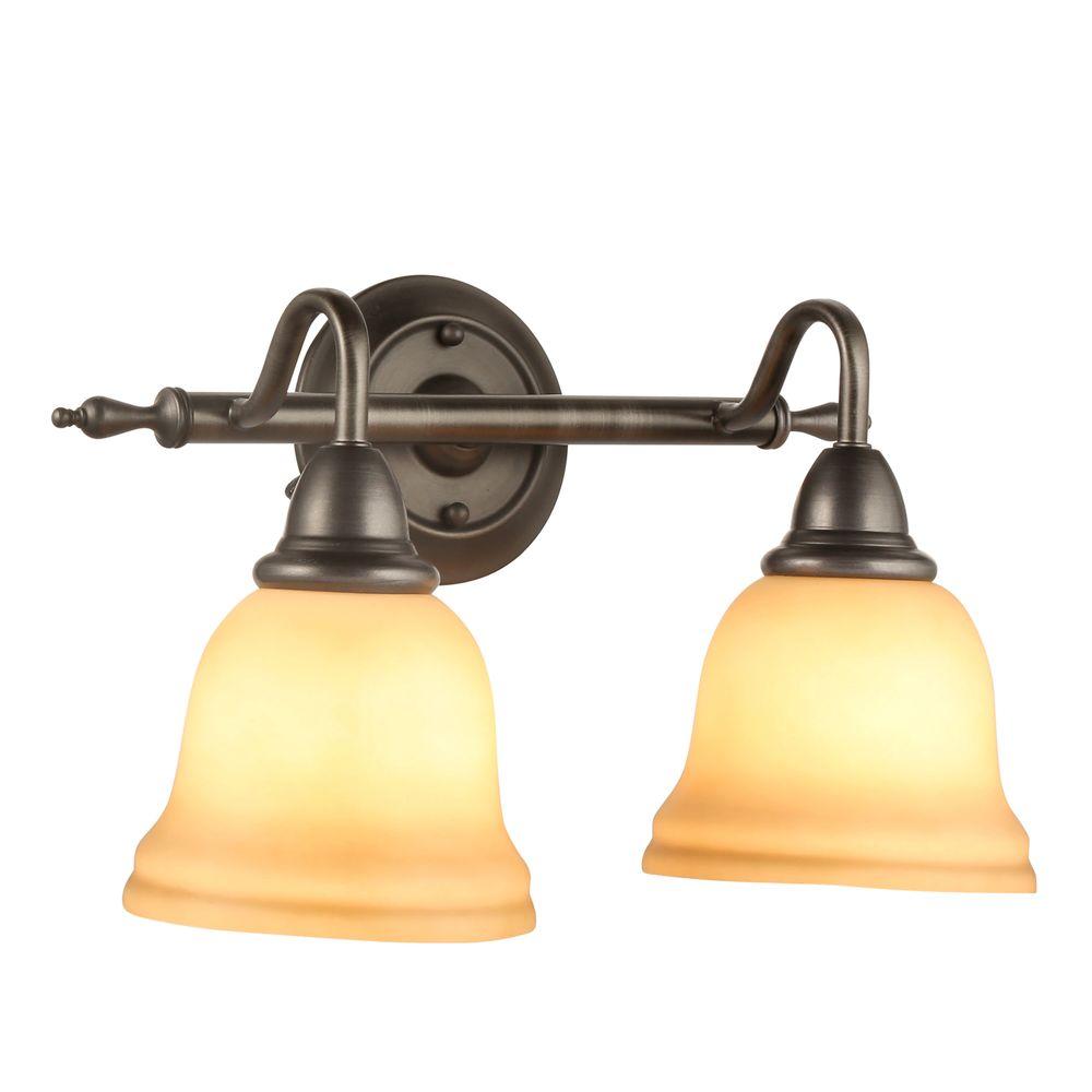 World Imports 2Light OilRubbed Bronze Bath Bar LightWI838288 The