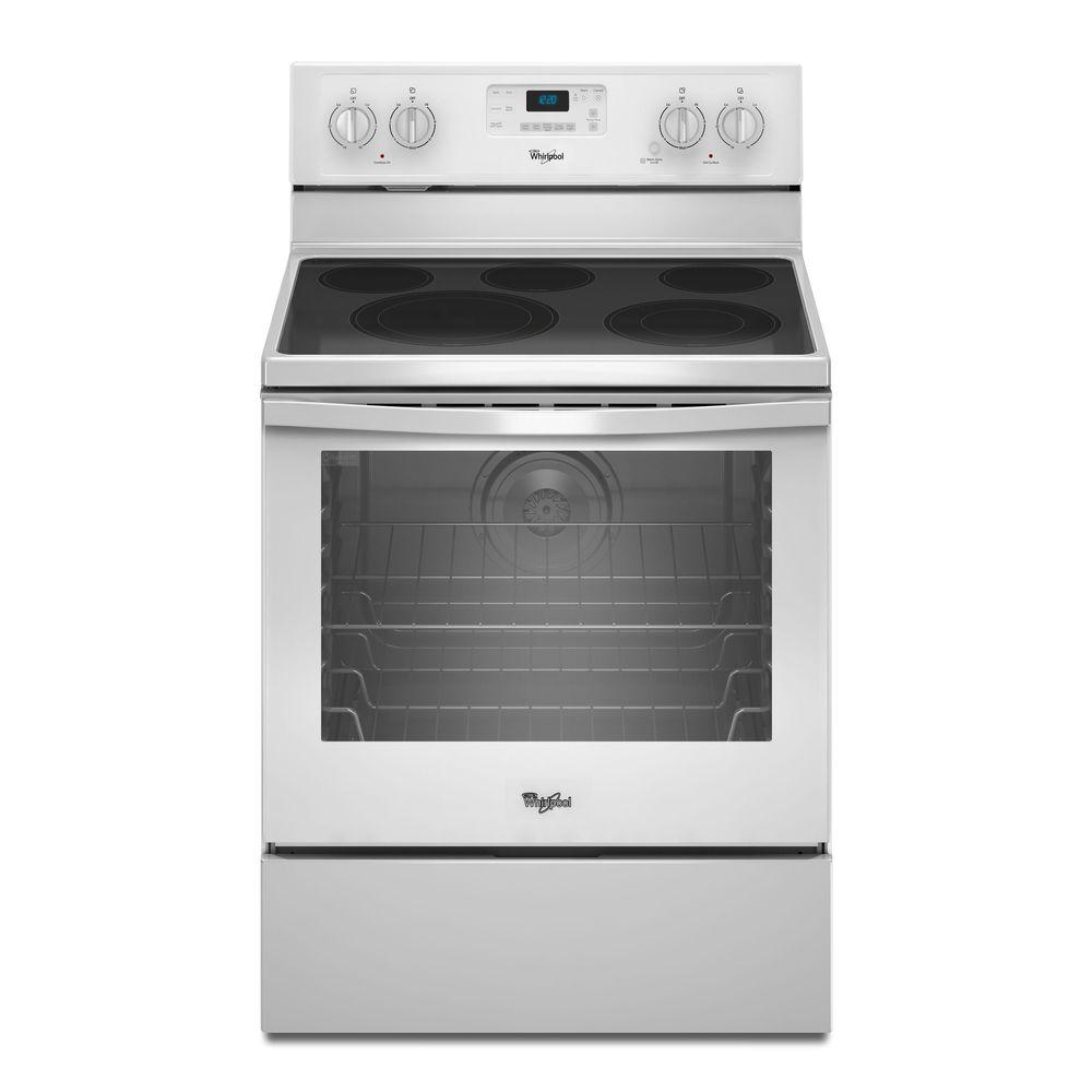 Whirlpool 6 4 Cu Ft Slide-In Electric Range With True Convection at ...