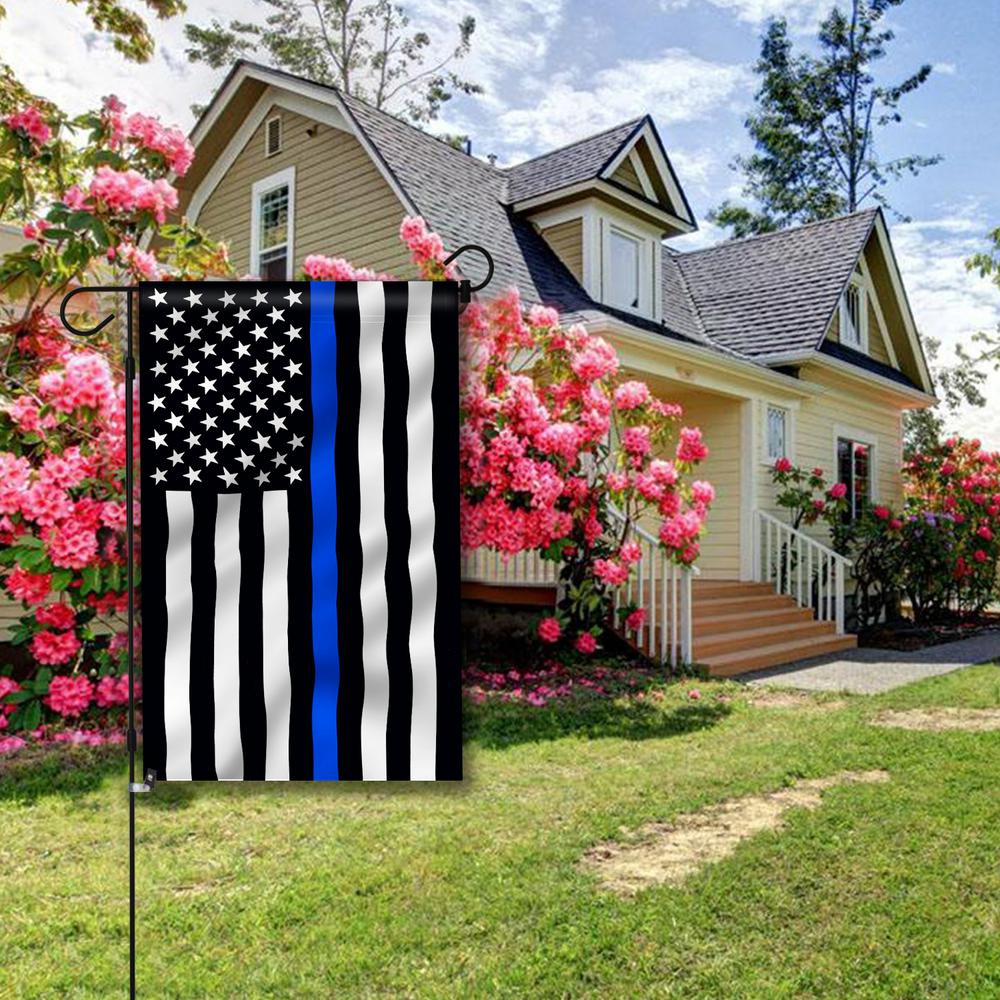 Anley 18 In X 12 5 In Double Sided Premium Thin Blue Line Usa