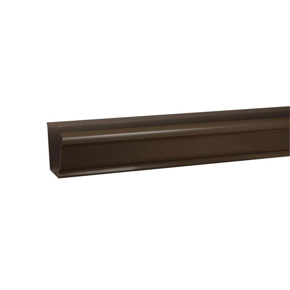 Amerimax Home Products 6 in. x 10 ft. KStyle Terra Bronze Aluminum