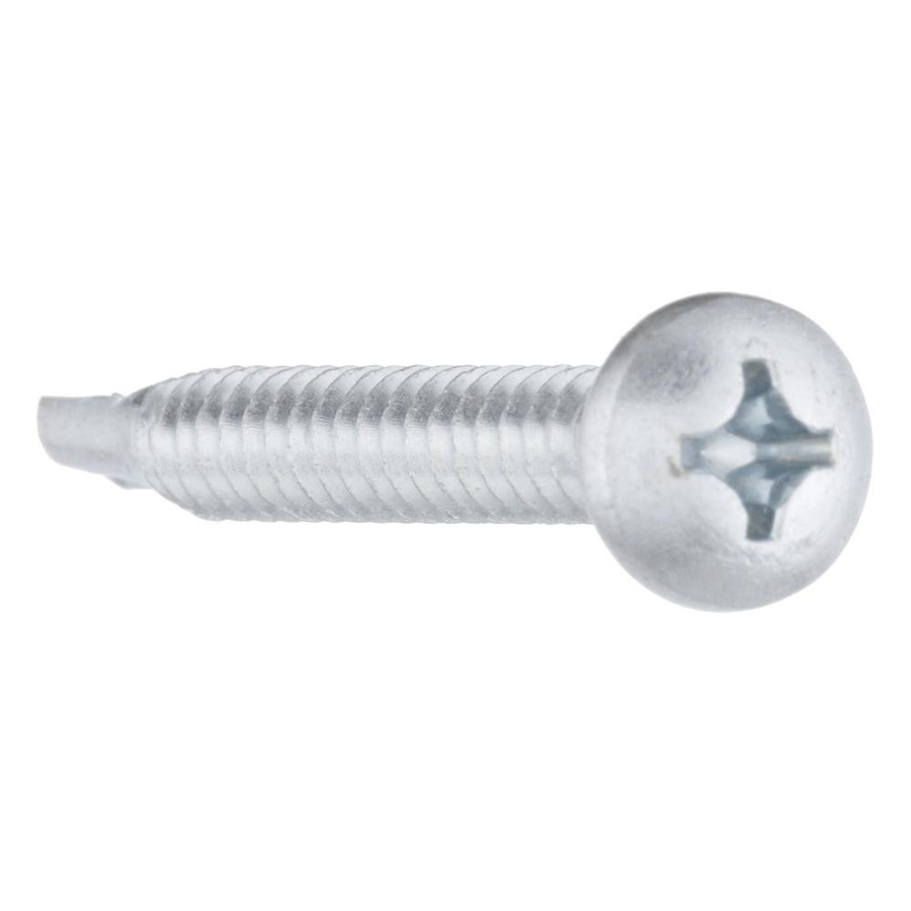 Steel Thread Cutting Screw Phillips Drive Small Parts 12085PP Zinc Plated Finish 1//2 Length Pan Head Pack of 50 #12-14 Thread Size Pack of 50 1//2 Length Type 25