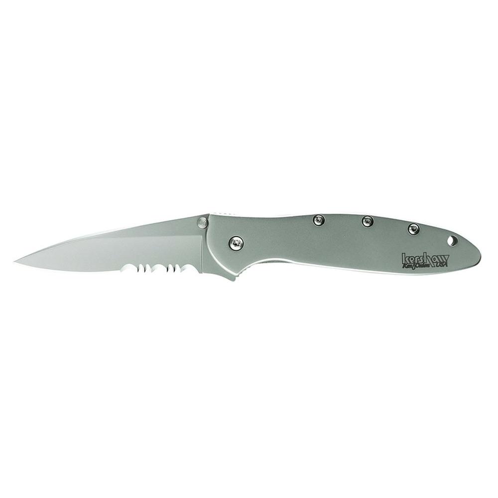 Kershaw 4 in. Partially Serrated Folding Knife40570039 The Home Depot