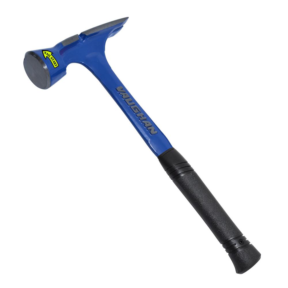 Vaughan 17 oz. Solid Carbon Steel Smooth Face Rip Hammer with 13.5 in