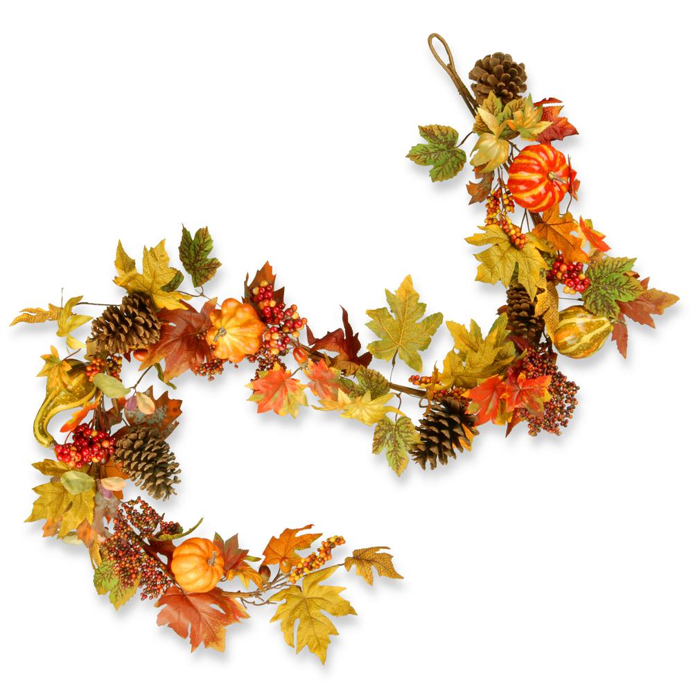 Garland Fall Decorations Holiday Decorations The Home Depot