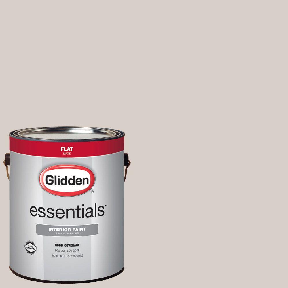 Glidden Essentials 1 gal. HDGWN09 Clay Bisque Flat Interior Paint