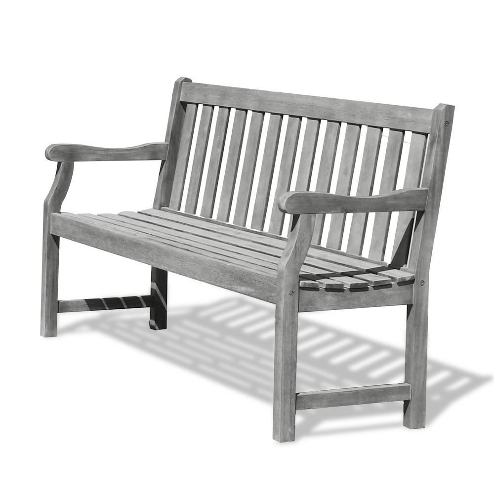 Vifah Renaissance 5 Ft Patio Bench V1620 The Home Depot