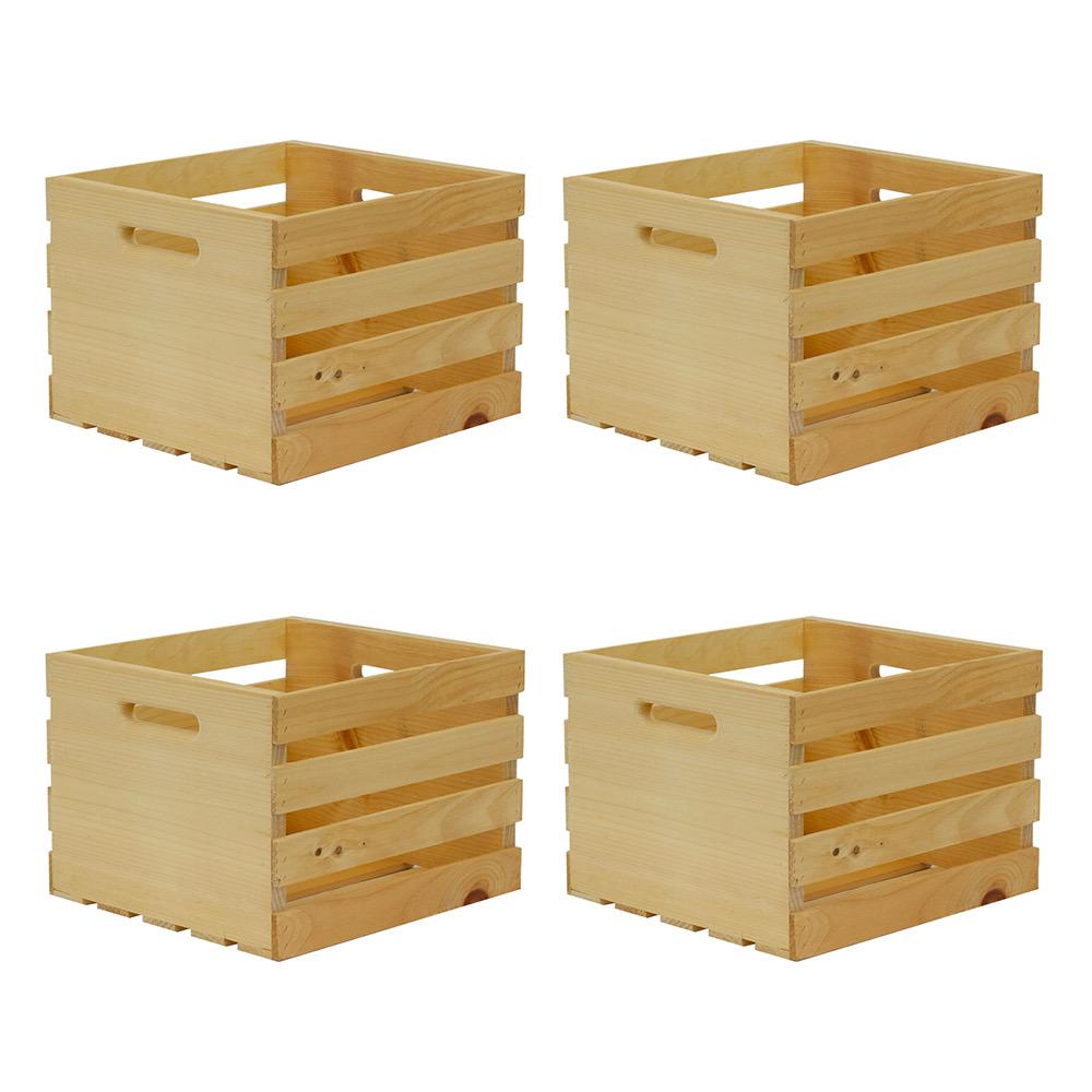 ROUGH SAWN PINE WOODEN CRATE ~18 X 12 X 12/"