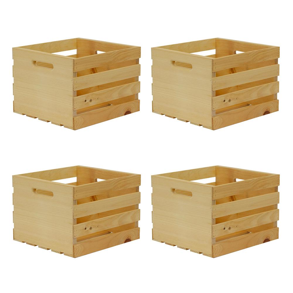 plain wooden crates
