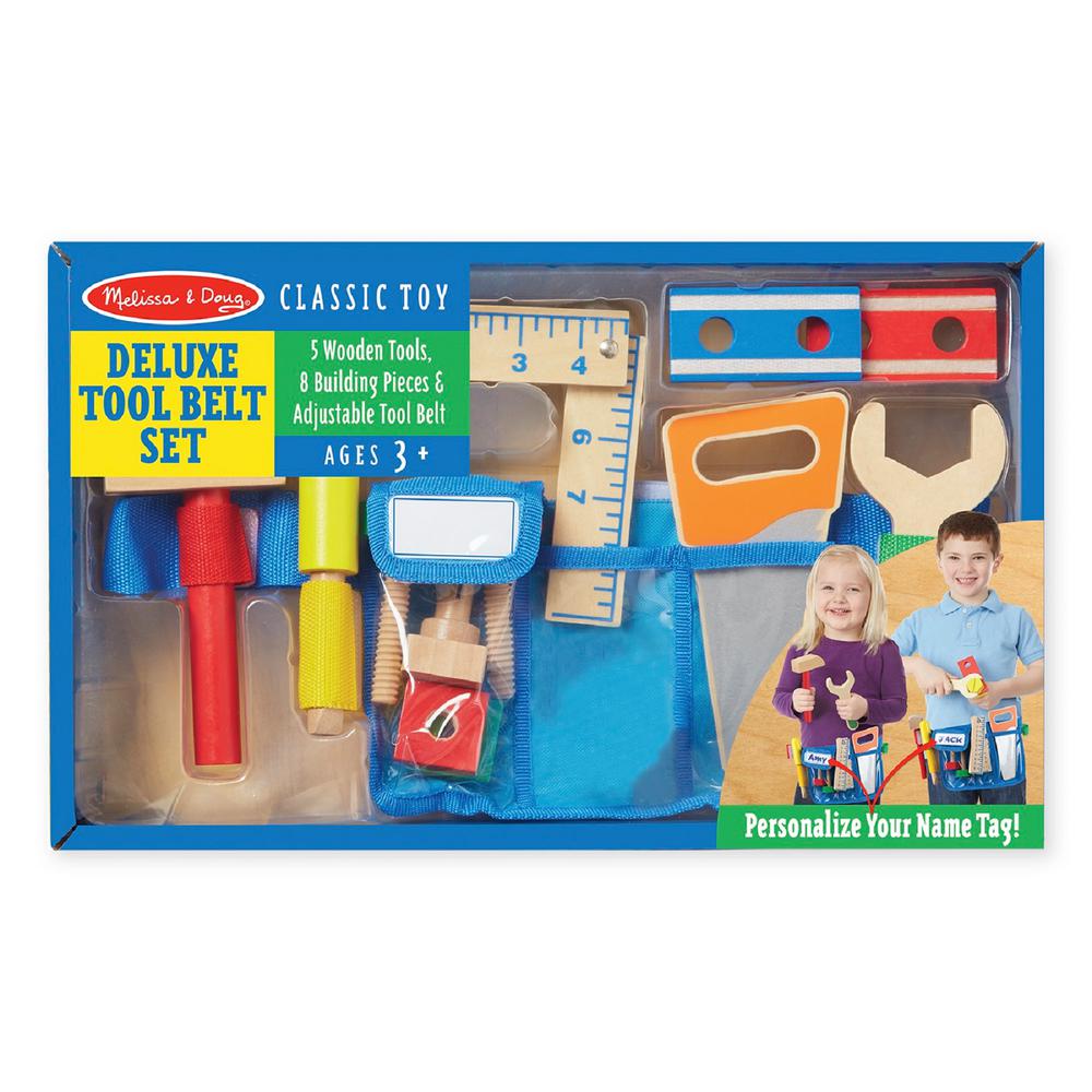 melissa & doug deluxe tool belt set