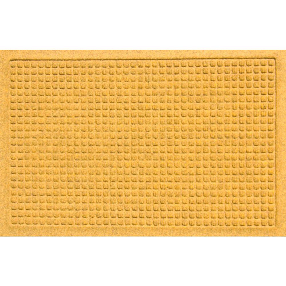 Bungalow Flooring Aqua Shield Squares Yellow 17.5 in. x 26.5 in. Door ...