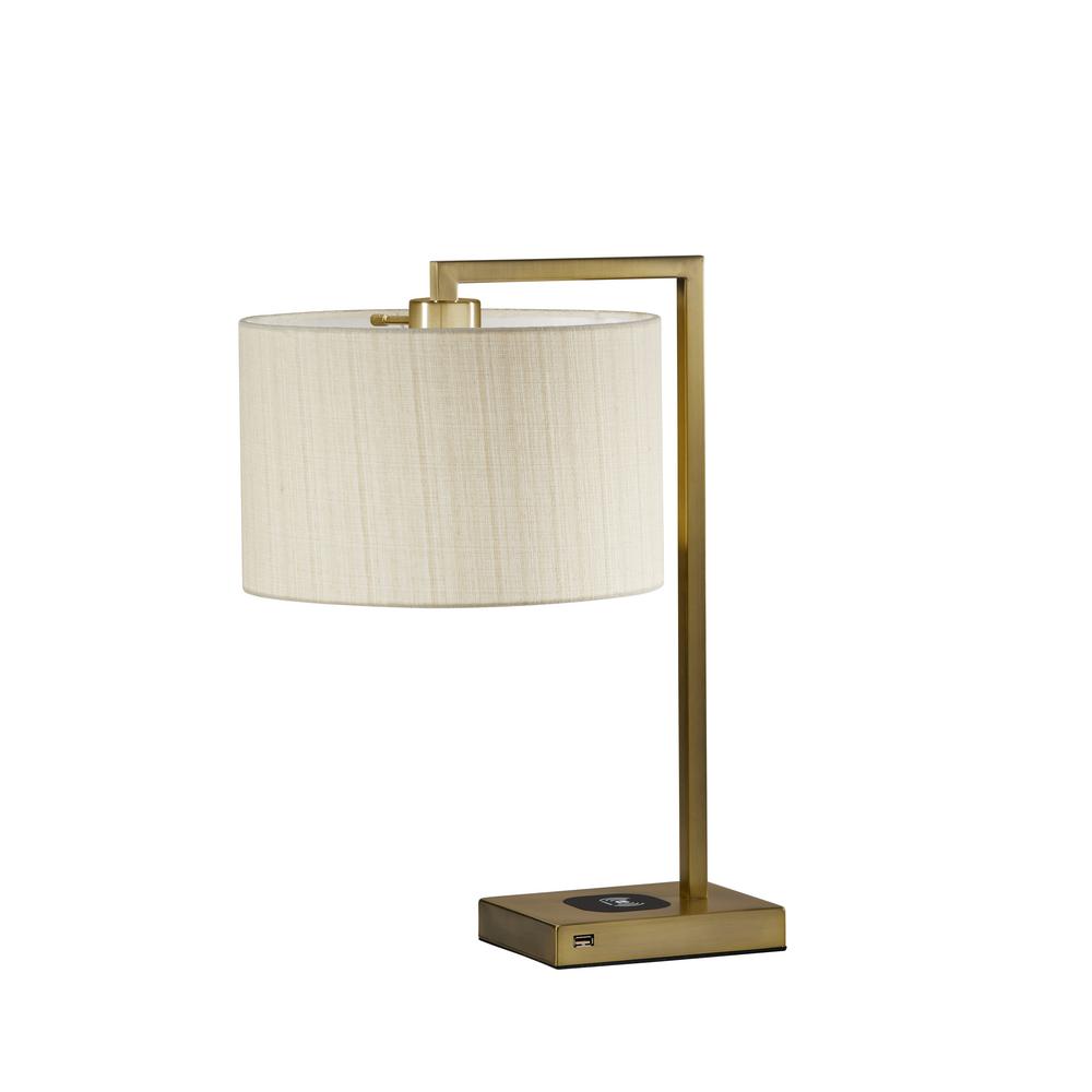 Adesso Austin Adessocharge 21 In Brass Table Lamp 4123 The Adesso Austin Adessocharge 21 In Brass Table Lamp