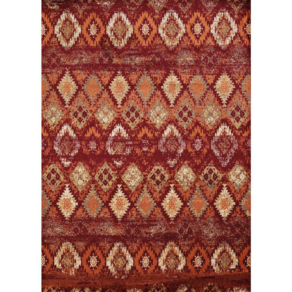 Crimson Area Rugs The Home Depot Bridges San Paula Crimson 8 Ft X 11 Area Rug