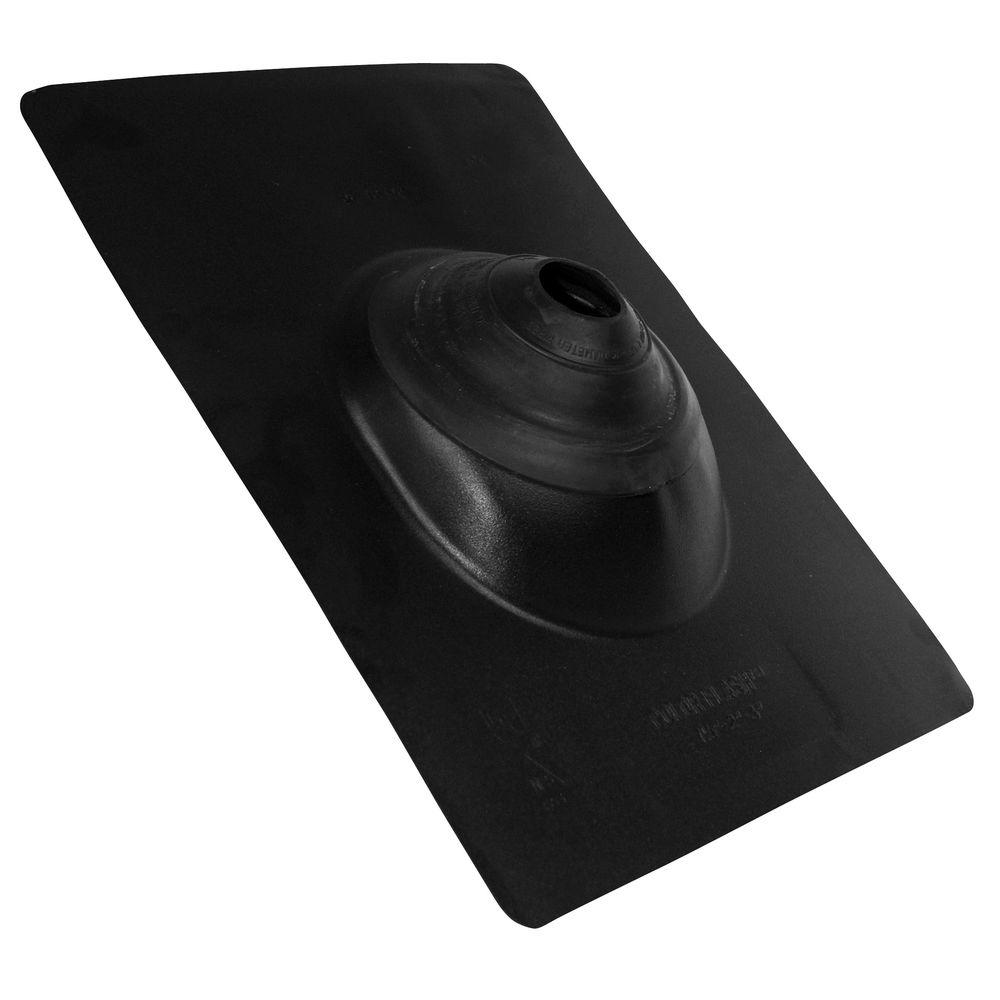 Oatey NoCalk 1 in. to 3 in. Galvanized Black Roof Flashing11873 The