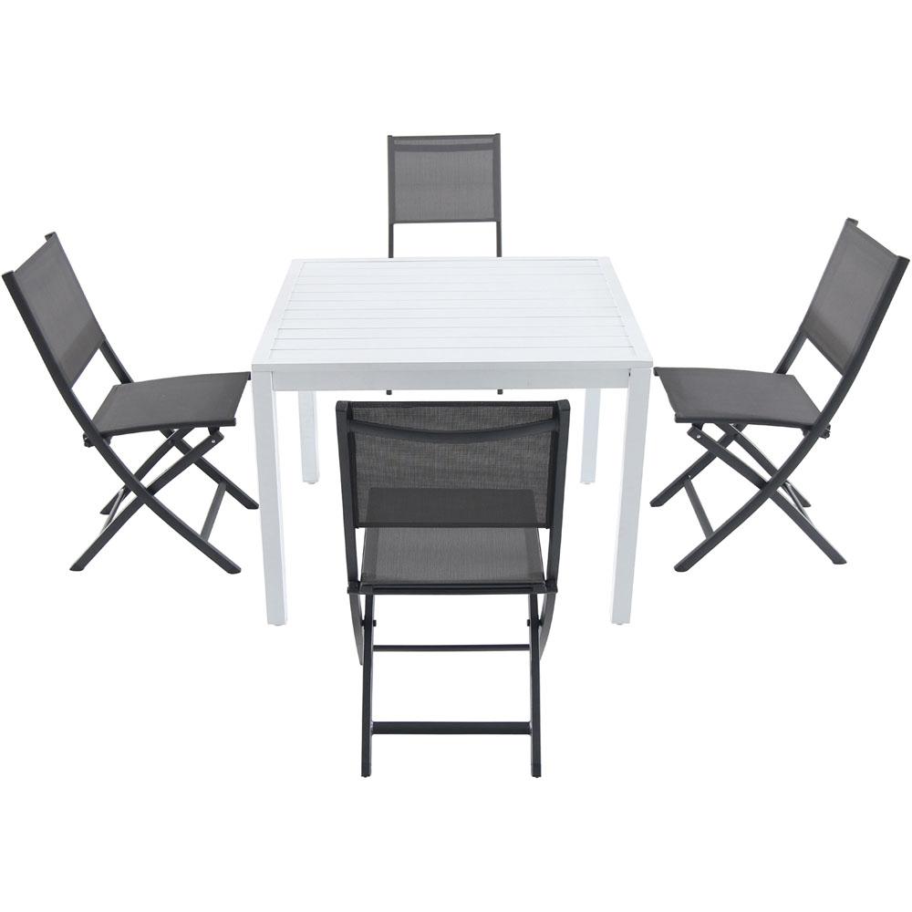 Cambridge Palermo 5 Piece Aluminum Outdoor Dining Set With 4 Sling