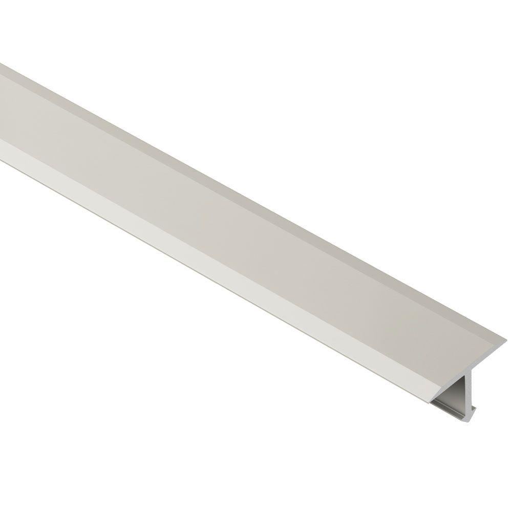 Schluter Reno-T Satin Nickel Anodized Aluminum 1 in. x 8 ft. 2-1/2 in ...