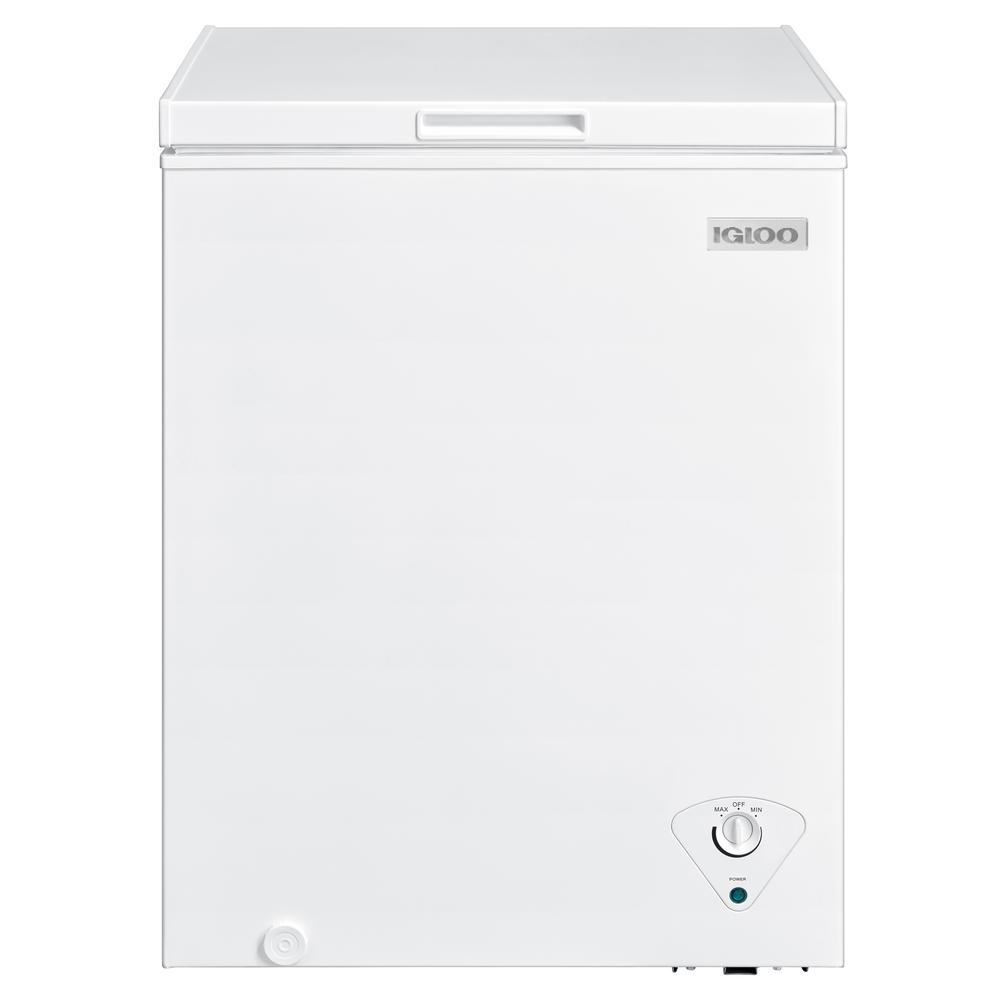 IGLOO 5 cu. ft. Chest Freezer in WhiteICFMD50WH The Home Depot