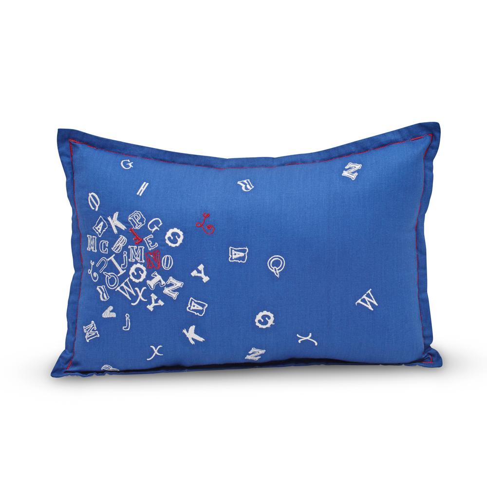Callen 100 Cotton 12 In X 18 In Alphabet Pillow M515323 The