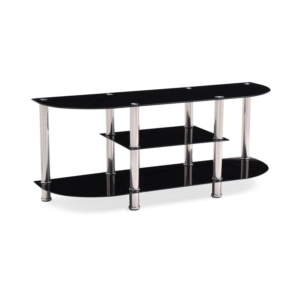 Hodedah 55 In Black Glass Tv Stand Fits Tvs Up To 60 With Built Storage Hitv21 The Home Depot - Glass Table Stand For Tv Hodedah 55 In Black Glass Tv Stand Fits Tvs Up To 60 With Built Storage Hitv21 The Home Depot - Glass Table Stand For Tv