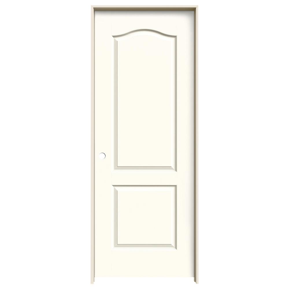 Jeld Wen 28 In X 80 In Princeton White Painted Right Hand Smooth