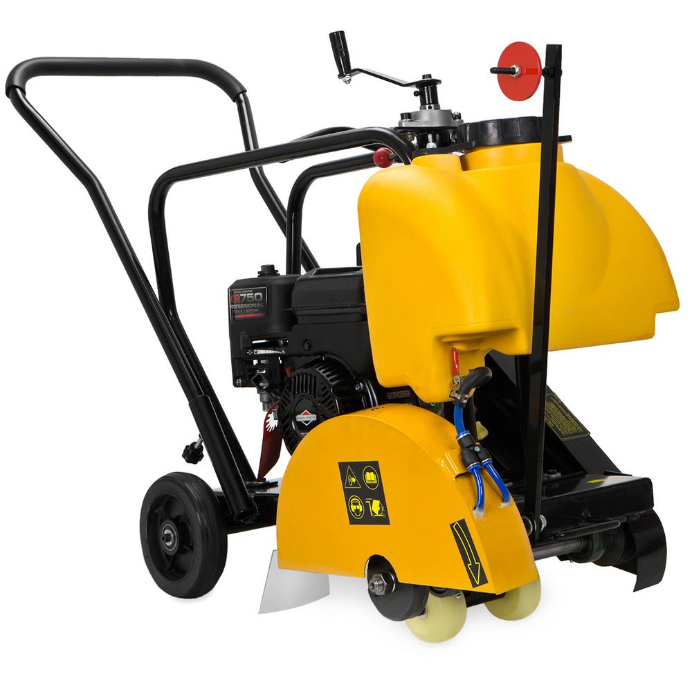 Stark 14 In Concrete Cut Off Walk Behind Saw Power Floor Cutter