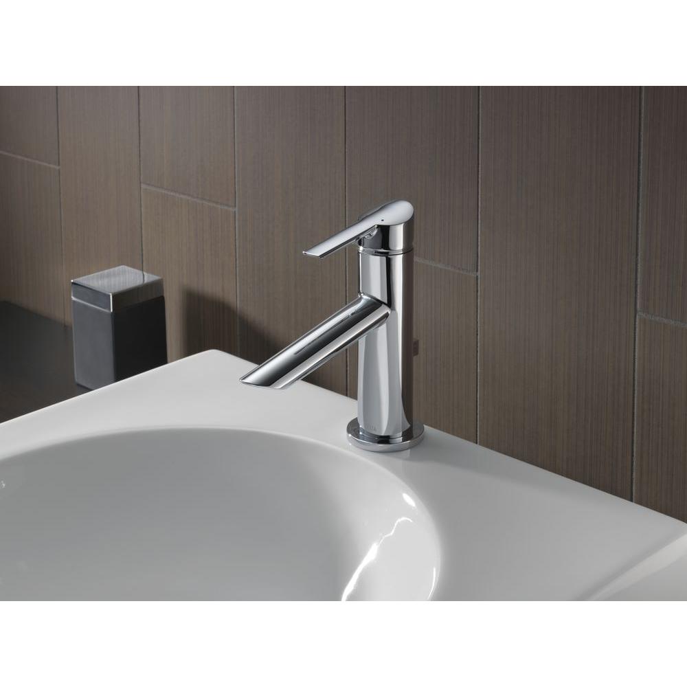 Delta Compel Single Hole Handle Bathroom Faucet With Metal Delta Compel Single Hole Handle
