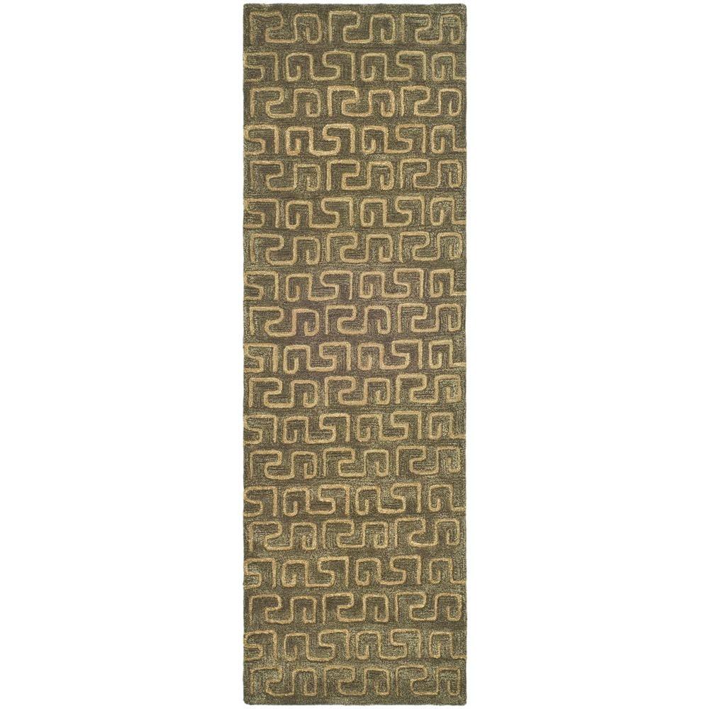 Safavieh Soho Soh416c Area Rug Brown Gold 6r From Safavieh Soho Brown Gold 3 Ft X 10 Runner Rug