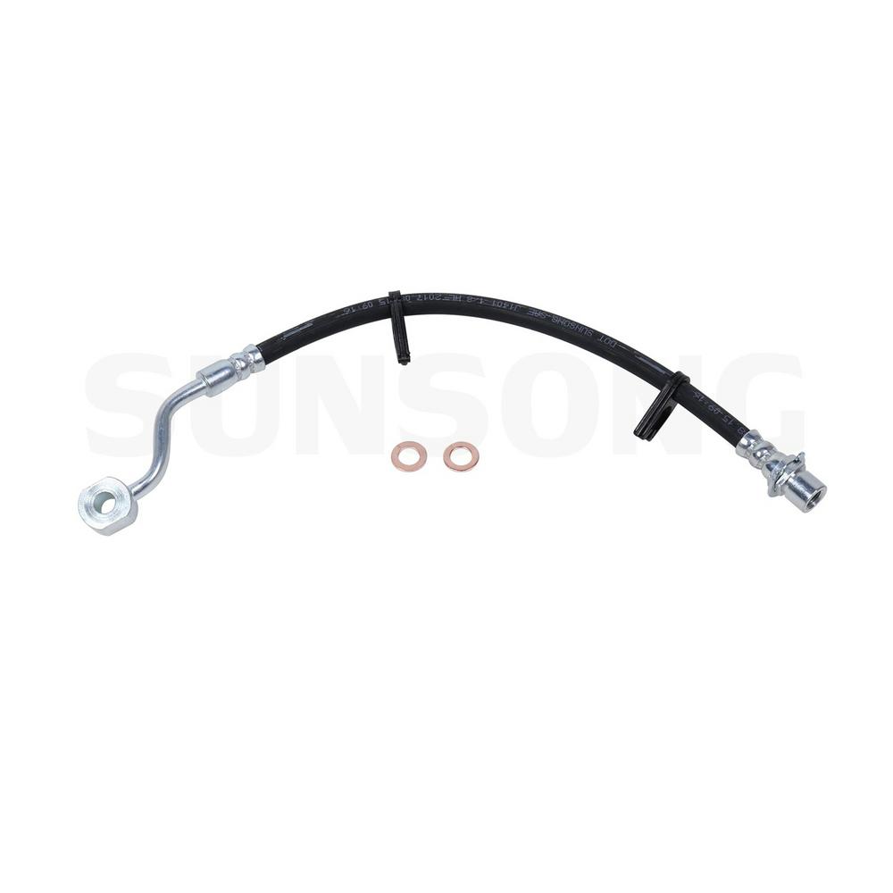 Sunsong Front Brake Line Hose Set For 1982-1986 Jeep CJ7 & Scrambler – Left + Right