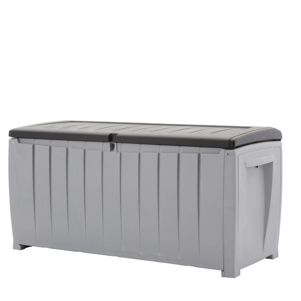 Novel 90 Gal. Deck Box in Black and Gray