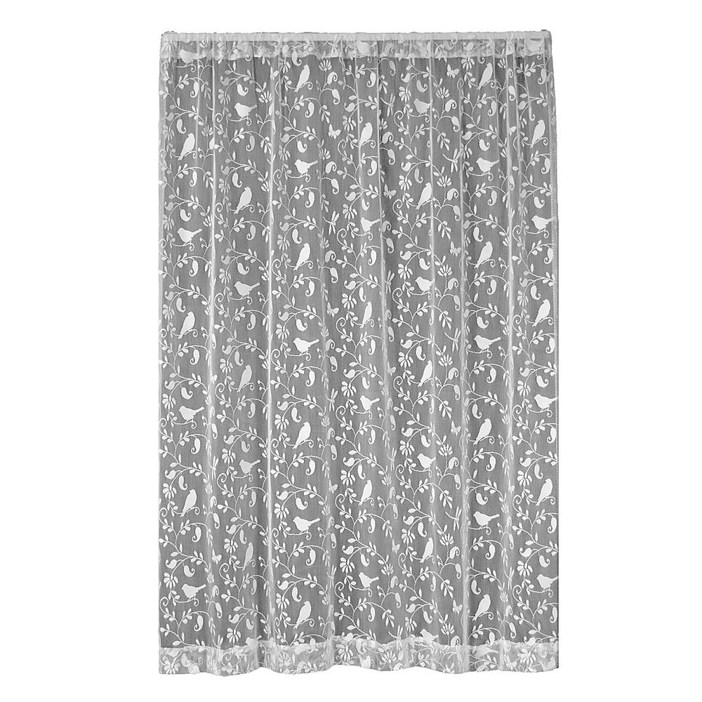 Heritage Lace Bristol Garden White Curtain 60 In W X 63 L Bristol Garden White Lace Curtain 60 In W X 63 L