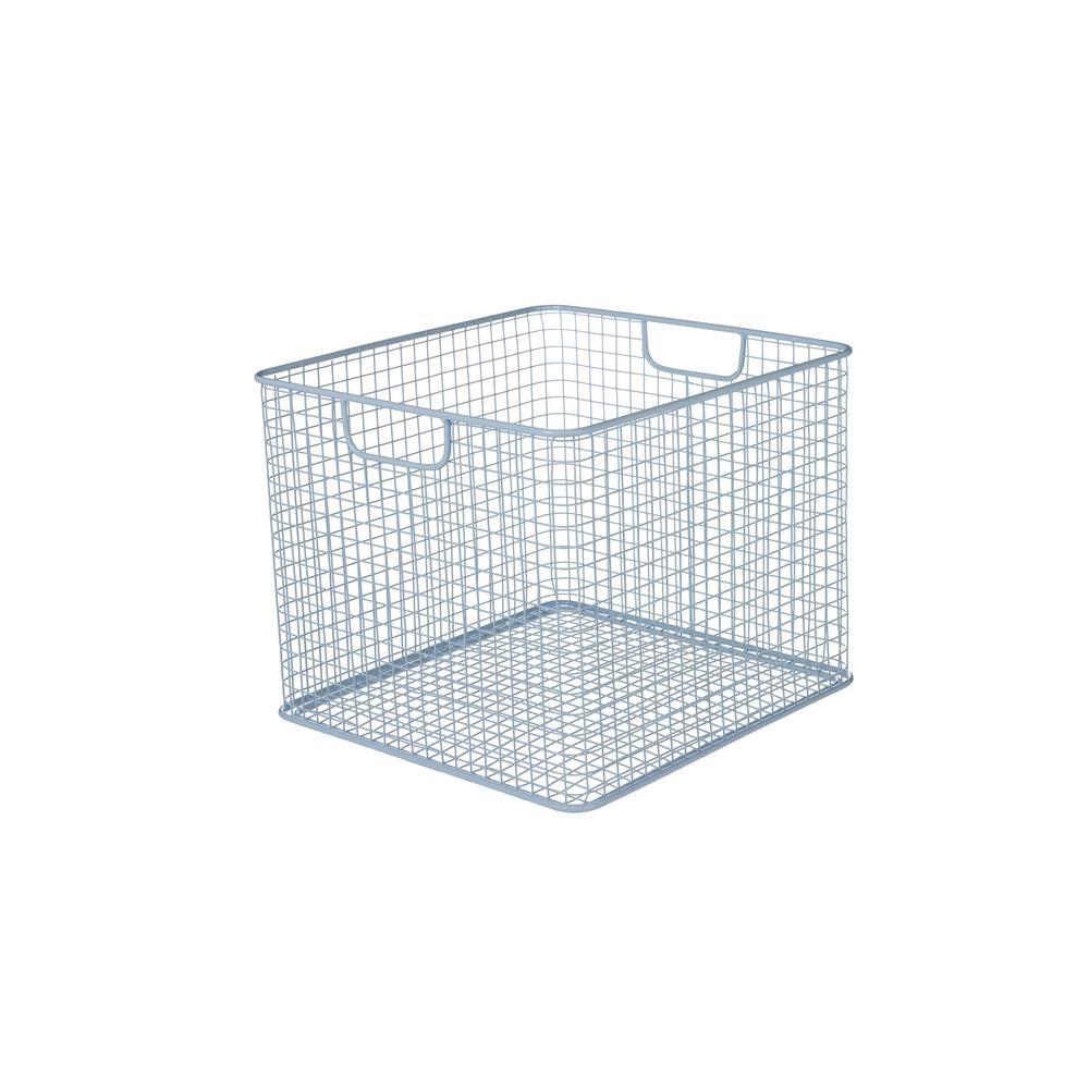 New Set of 12 Green Standard Plastic Baskets with Handles 17" x 11.5" x9"
