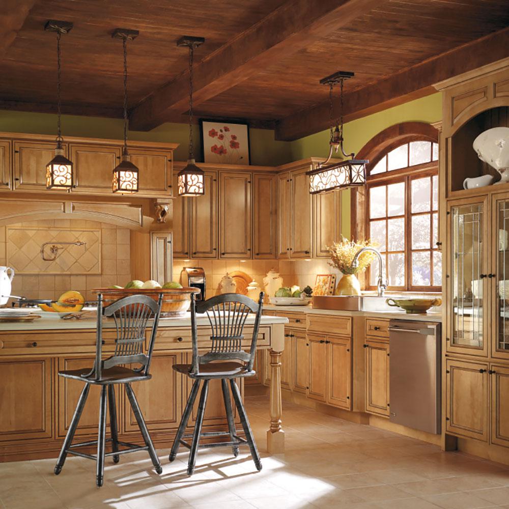 Thomasville Classic Custom Kitchen Cabinets Shown in Farmhouse Style ...