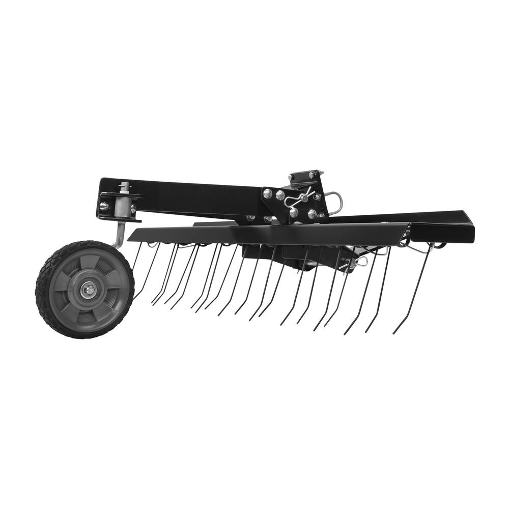 BrinlyHardy 38 in. Front Mount Dethatcher for RYOBI Electric Riding