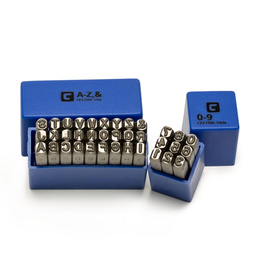Carbon Steel Letters Stamping Symbol Set 36 Stamps Leather Marking Tool