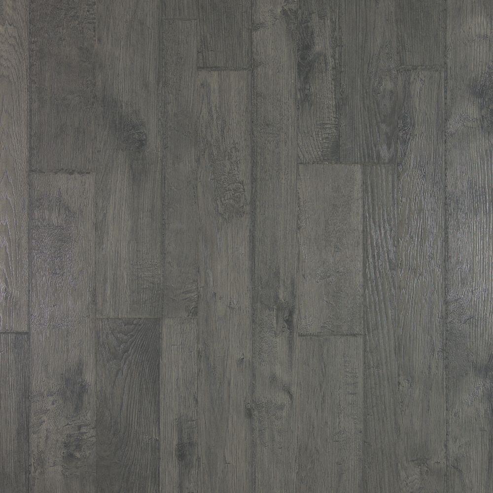 Gray Laminate Samples Flooring The Home Depot Outlast Ventura Pewter Hickory Laminate Flooring 5 In X 7 Take Home Sample